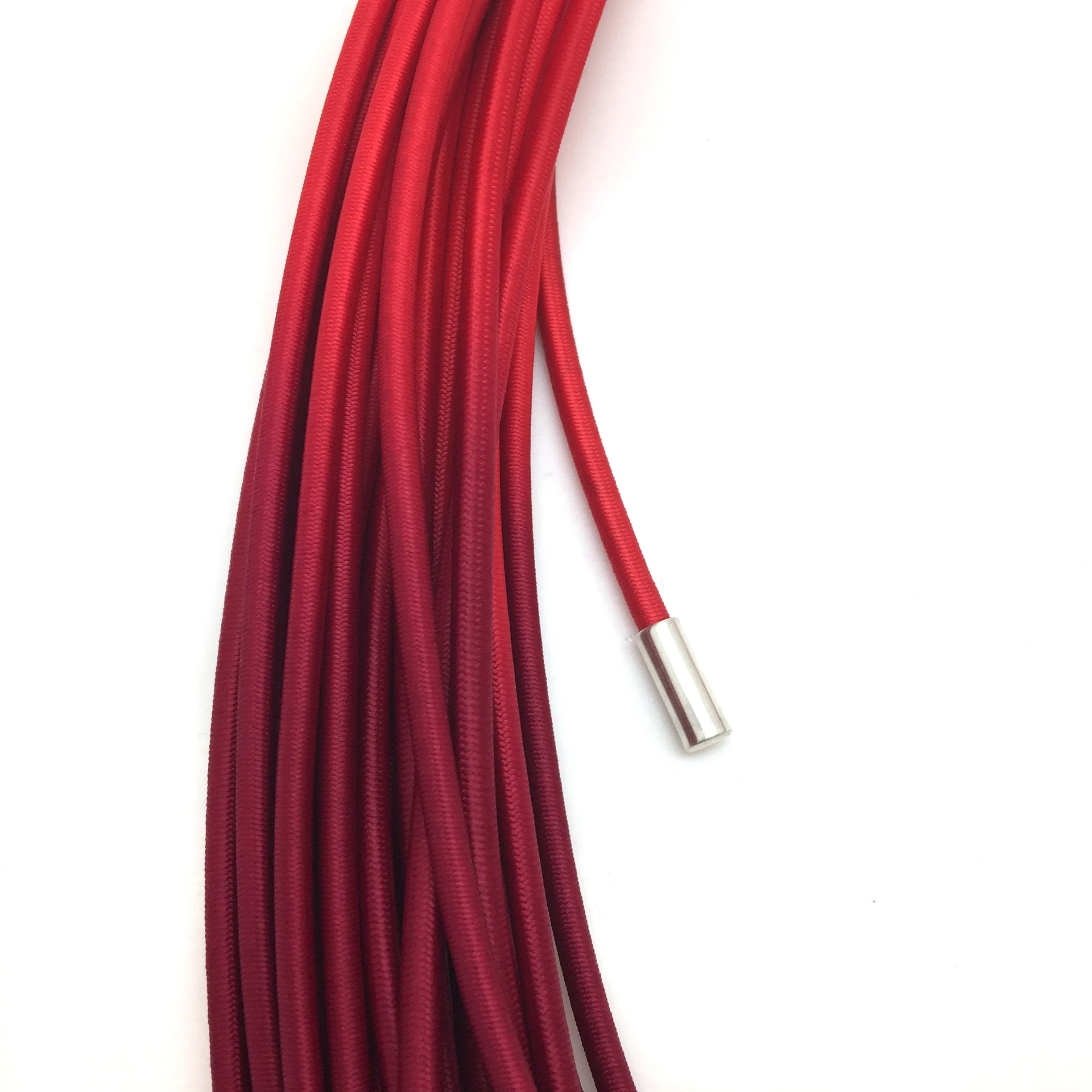 Hand Dyed Coil Necklace - Scarlet/Red