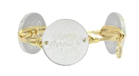 Happy New Year Bangle Bracelet