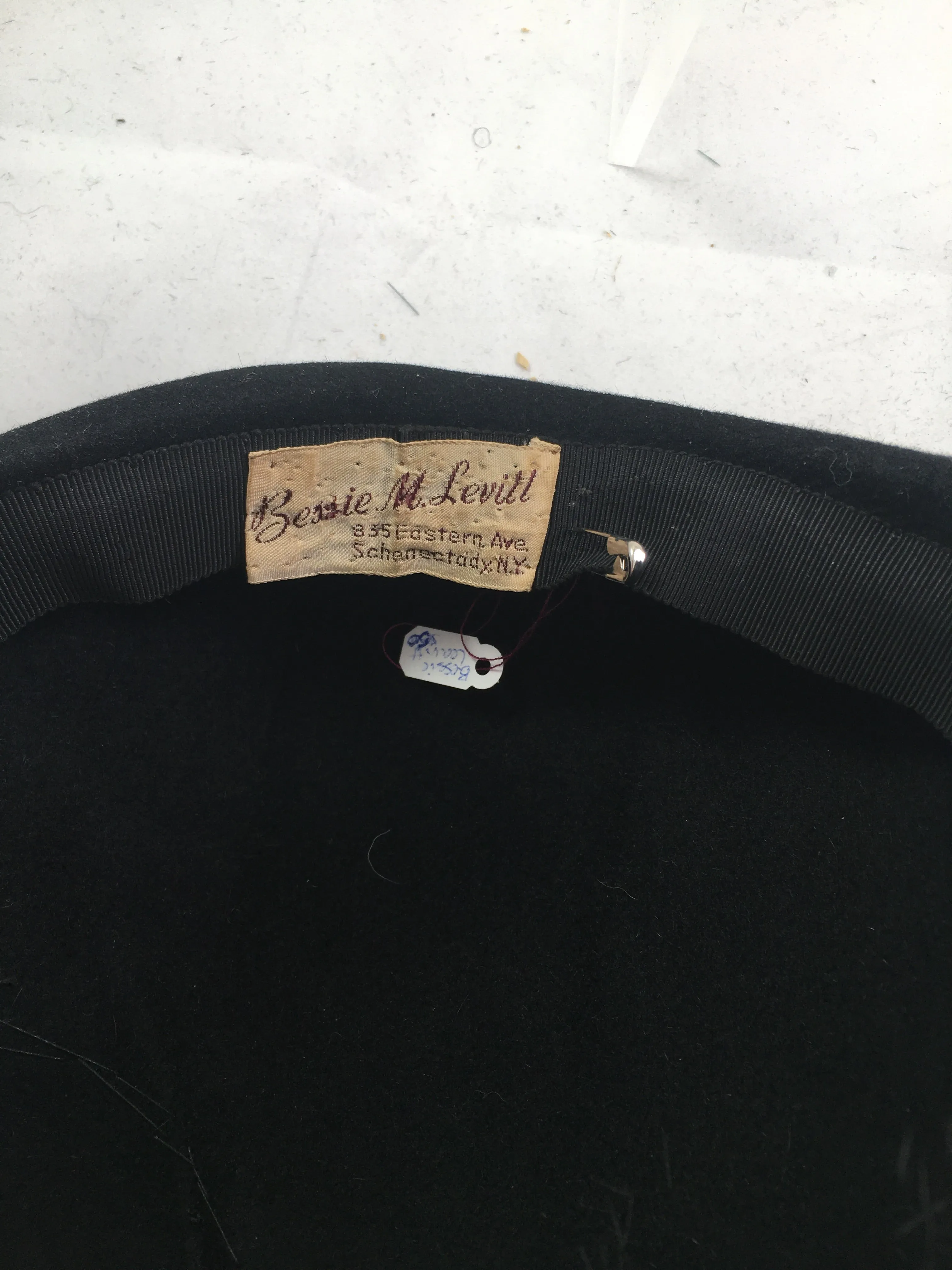 Hat Bessie Levitt Persian Lamb Headpiece  SOLD