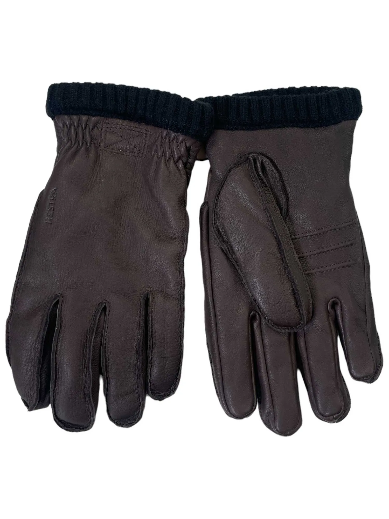 Hestra Mens Deerskin Primaloft Ribbed Glove