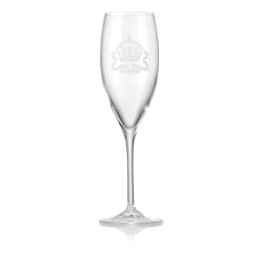 Highgrove Crown Engraved Champagne Flute