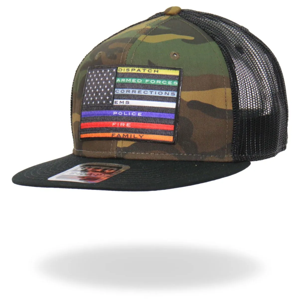 Hot Leathers GSH2012 All Thin Line Colors Snapback Hat