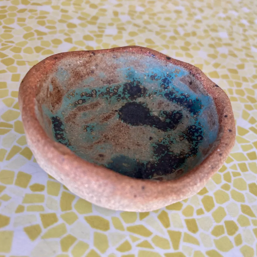 i Made This Ceramics Black/Green Mini Dish