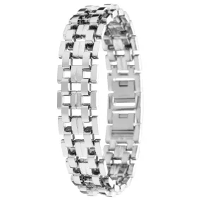 Invicta Men's Bracelet - Elements Silver Tone Stainless Steel | 30338