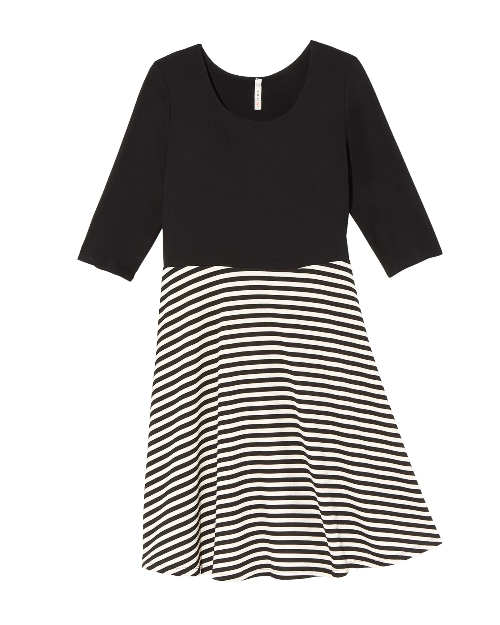 Islamorada Knit Dress | Black / White