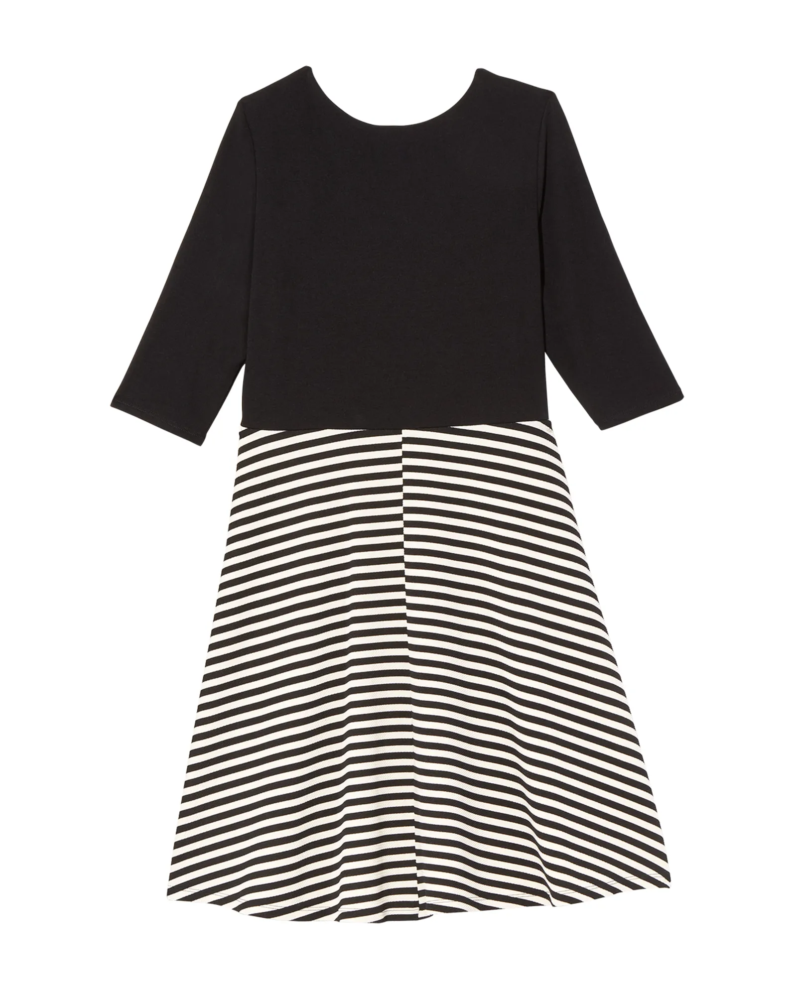 Islamorada Knit Dress | Black / White