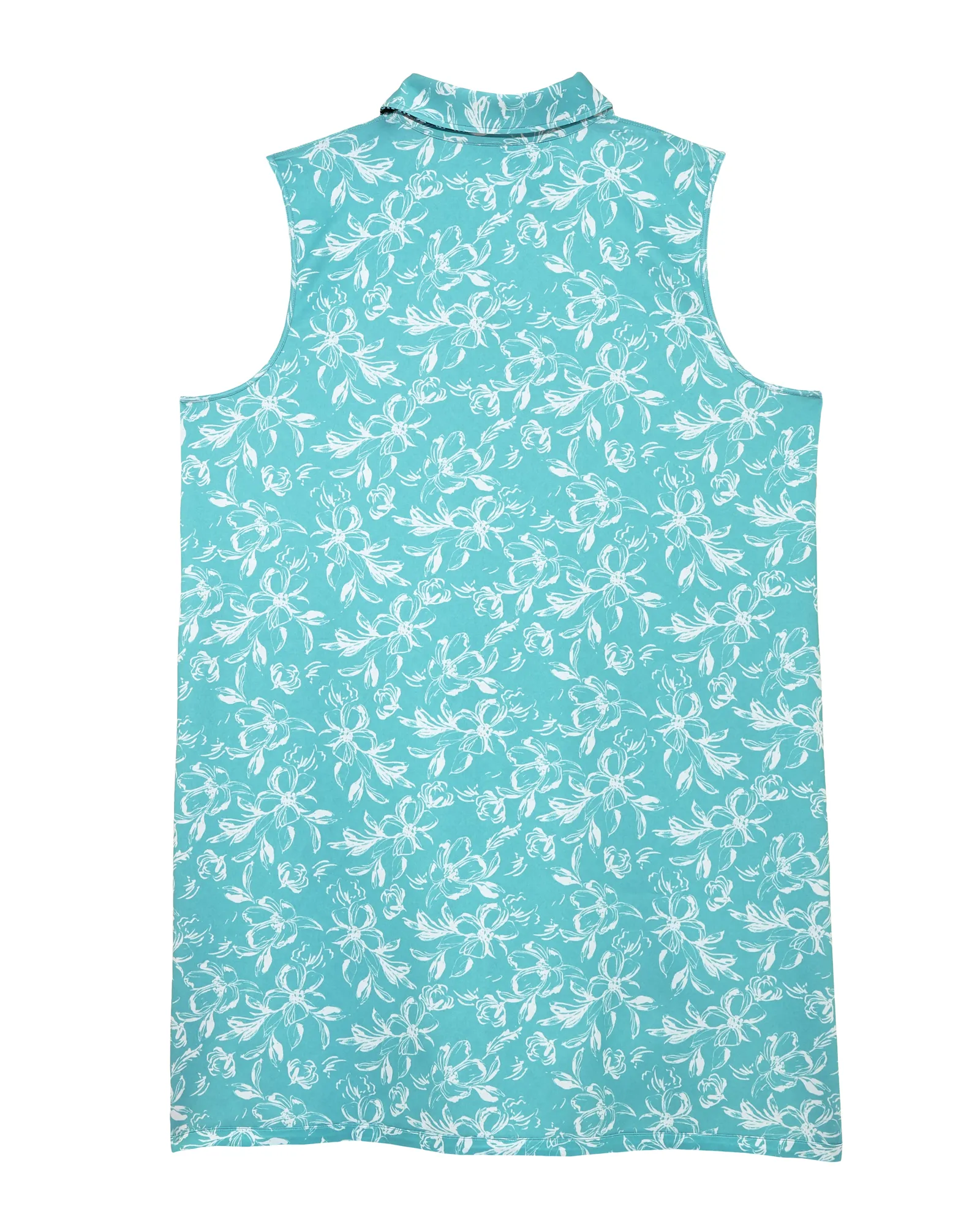 Jefferson Reversible Sleeveless Dress | Azure Blue / Black