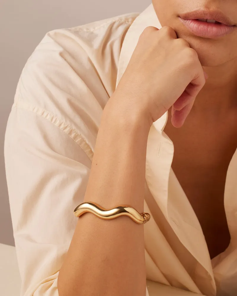 Jenny Bird Ola Bangle in Gold