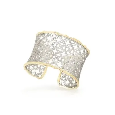 Kendra Scott Candice Bracelet Gold-Rhodium Cuff Filigree