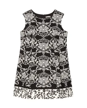 Lilah Dress | Black / White