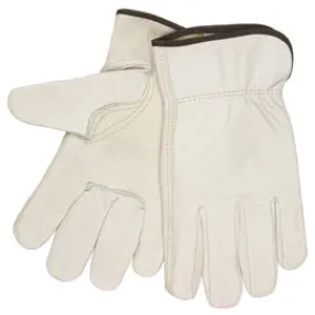 MCR Safety 3X White Cowhide Unlined Drivers Gloves