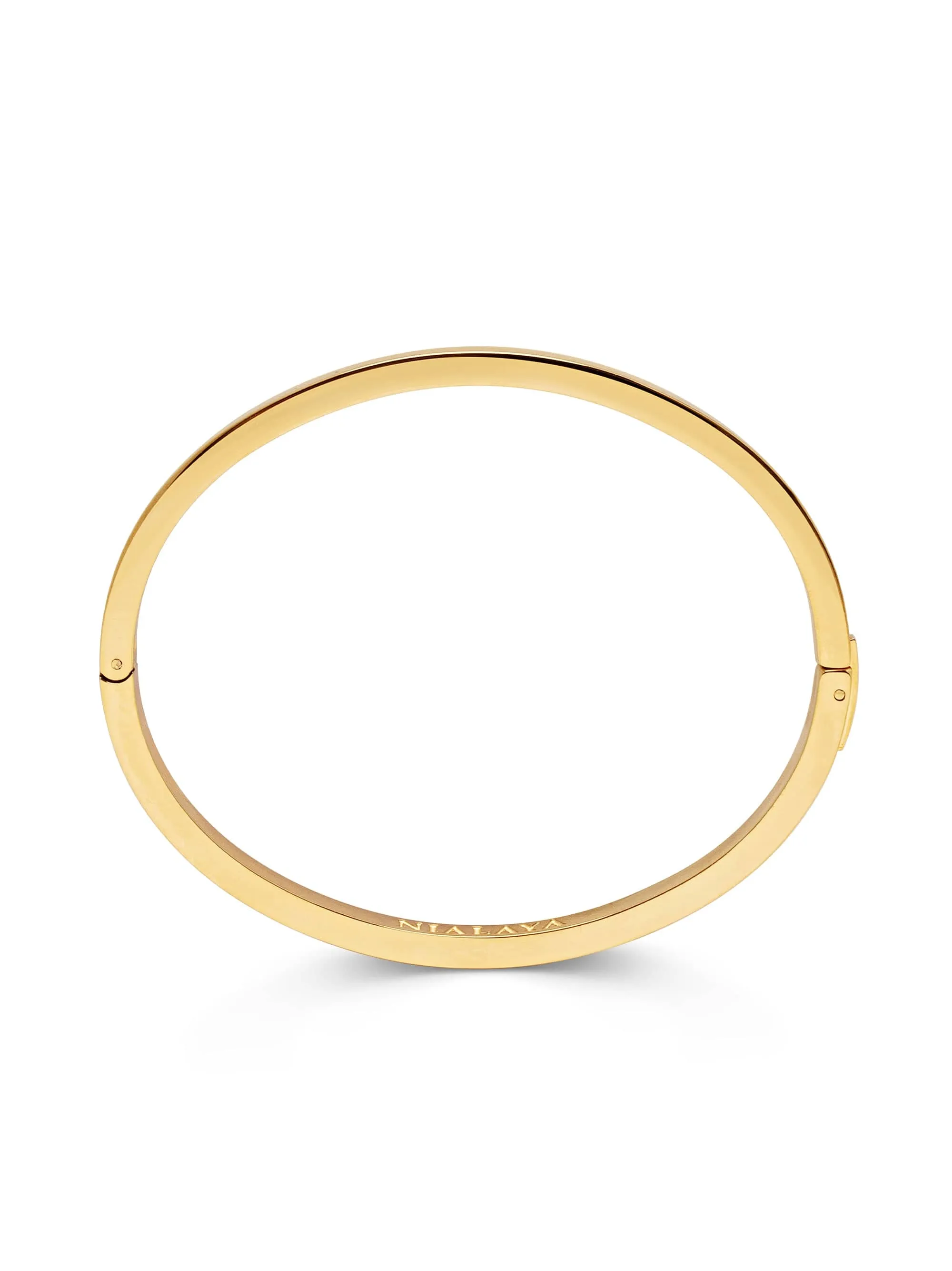 Men's Gold Simplicity Bangle