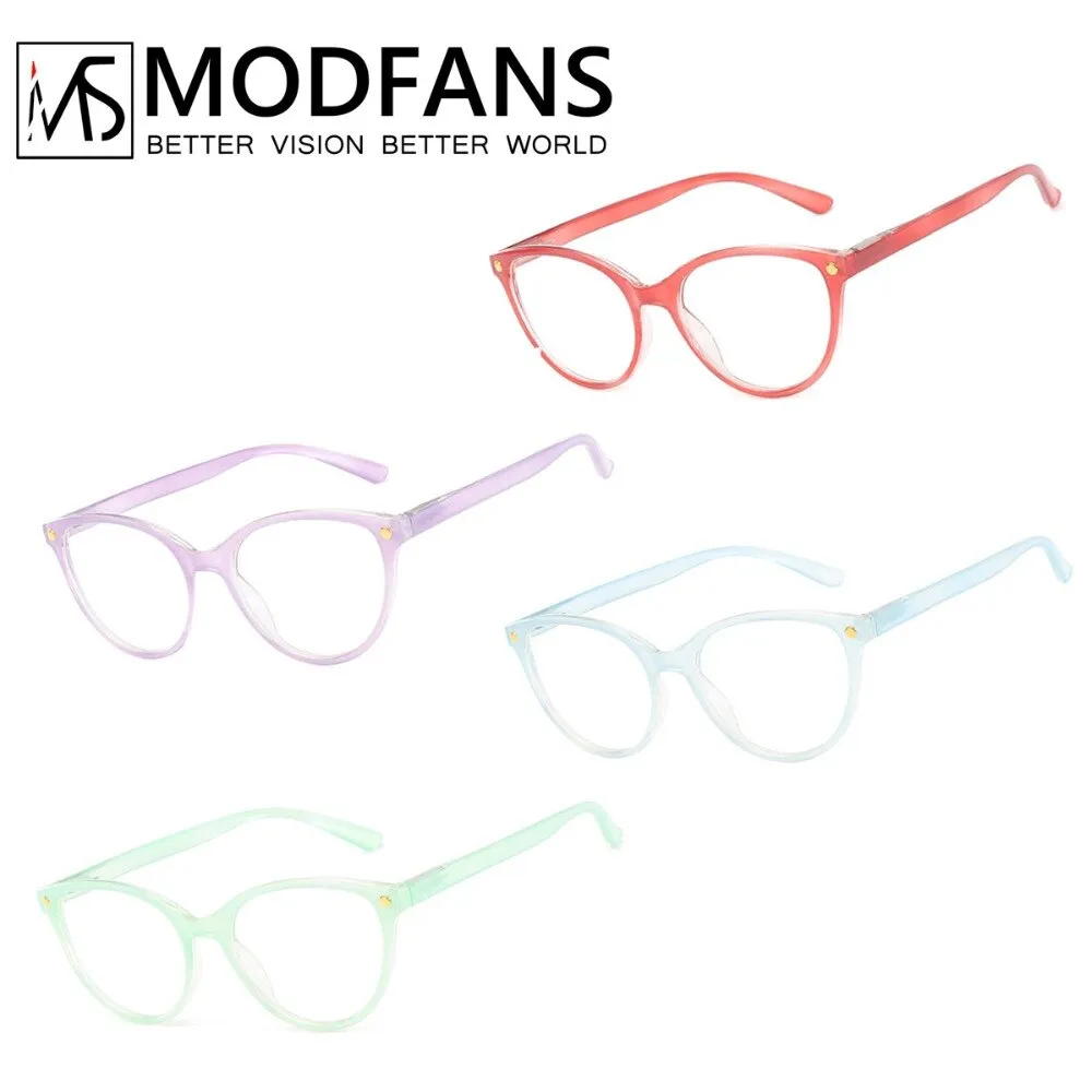 ModFans Women's Full Rim Cat Eye Tr 90 Reading Glasses Msa0032