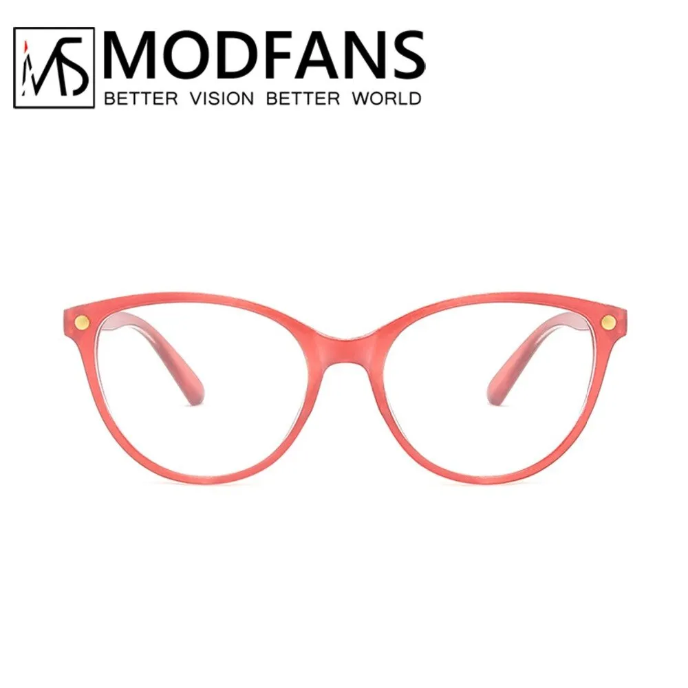 ModFans Women's Full Rim Cat Eye Tr 90 Reading Glasses Msa0032