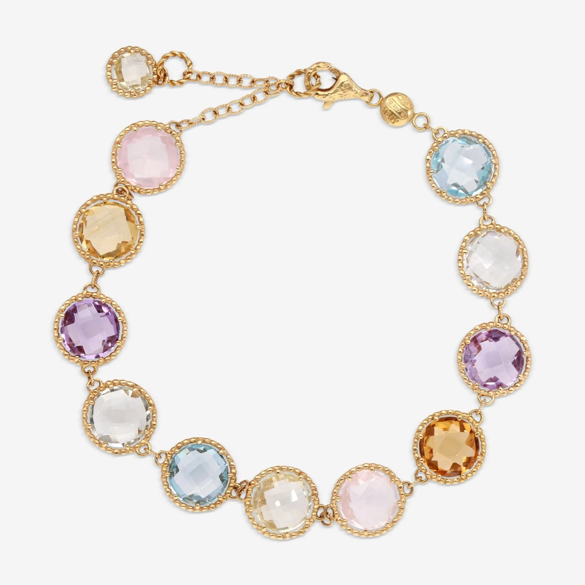 Nanis 18K Yellow Gold Multistone Bracelet BN1-560