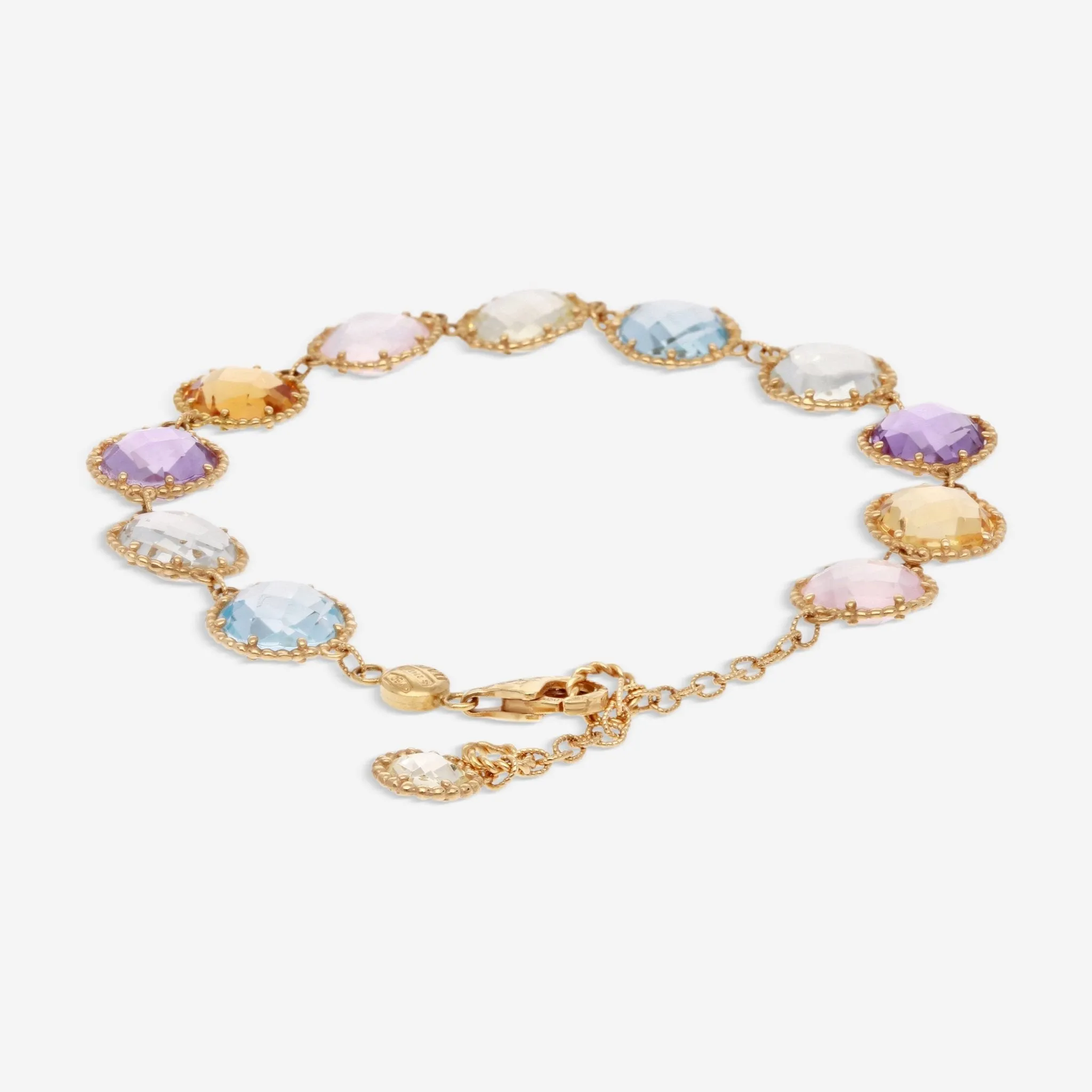 Nanis 18K Yellow Gold Multistone Bracelet BN1-560