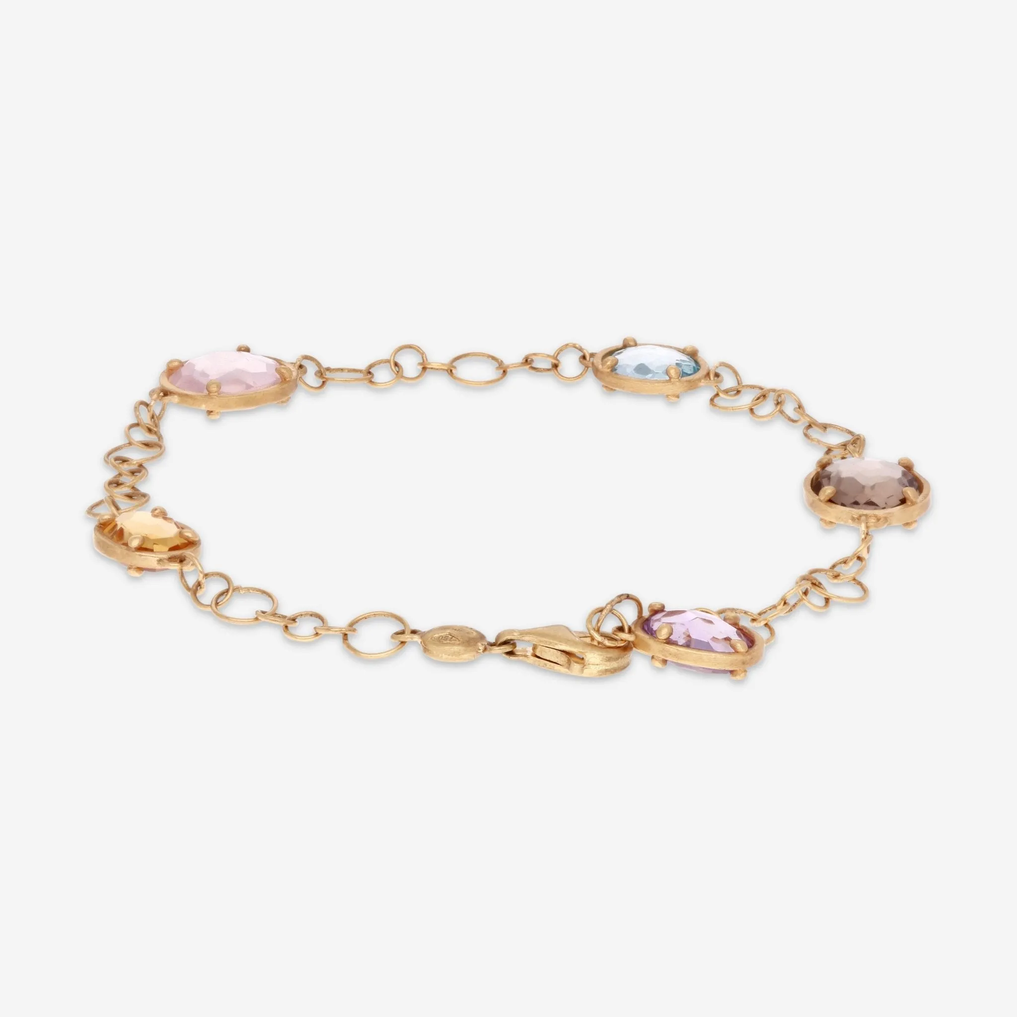 Nanis 18K Yellow Gold Multistone Bracelet BN6-515