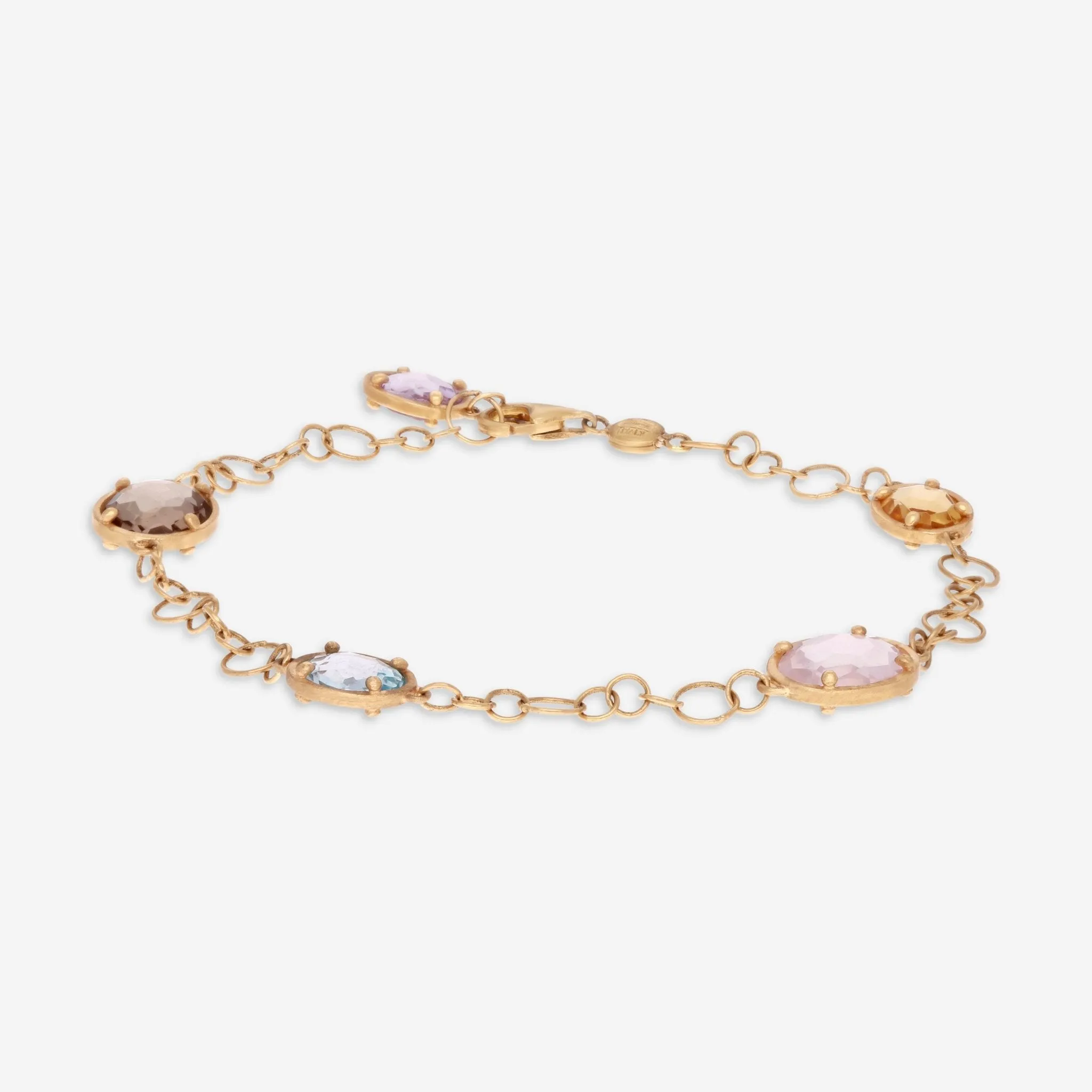 Nanis 18K Yellow Gold Multistone Bracelet BN6-515