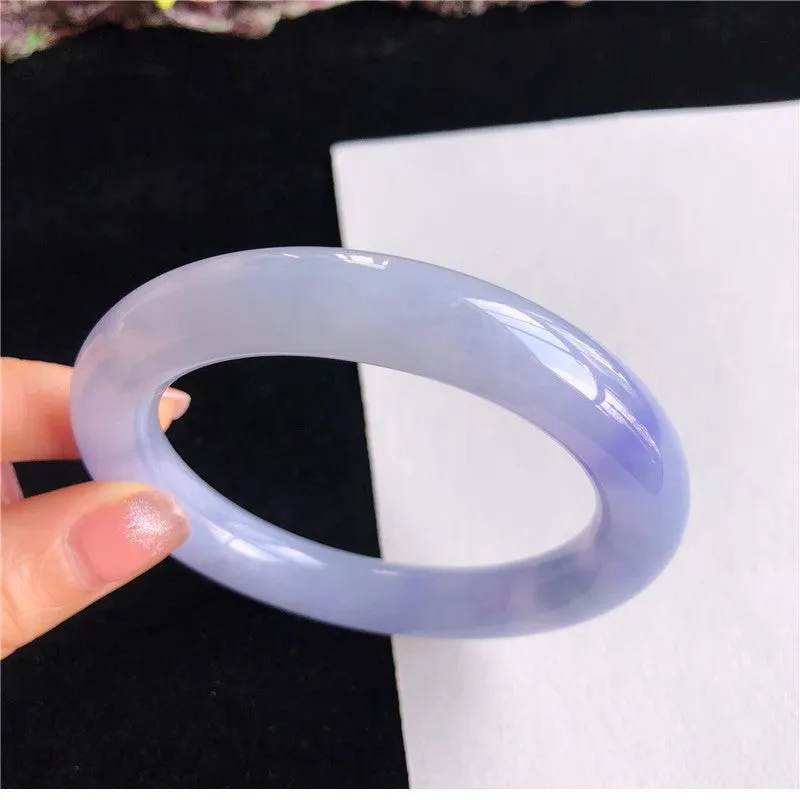 Natural Jade Bangle Jadeite Bangle Internal Diameter 58.1mm 2P81103-2