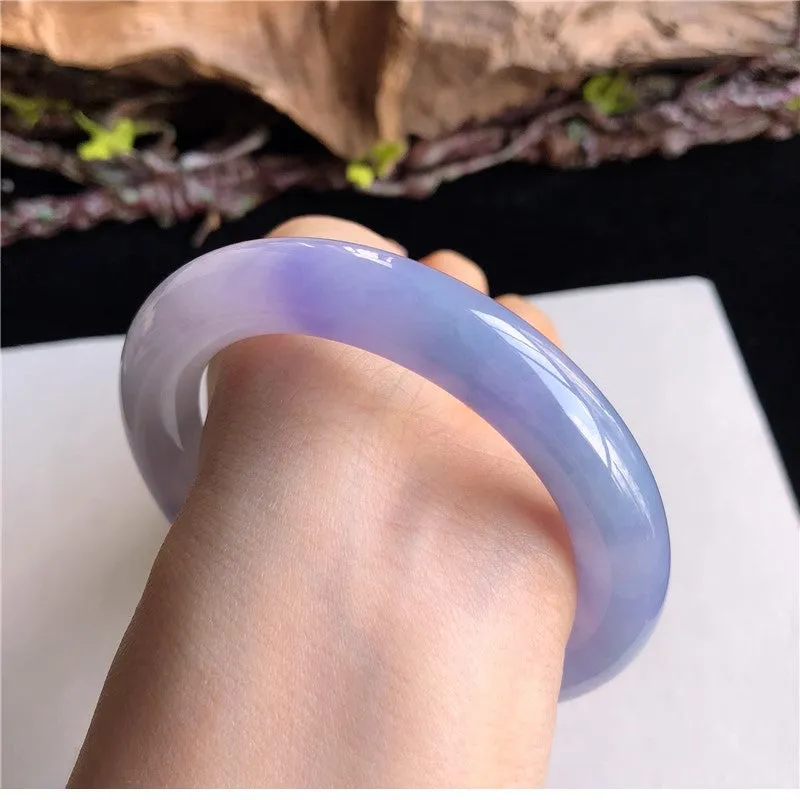 Natural Jade Bangle Jadeite Bangle Internal Diameter 58.1mm 2P81103-2