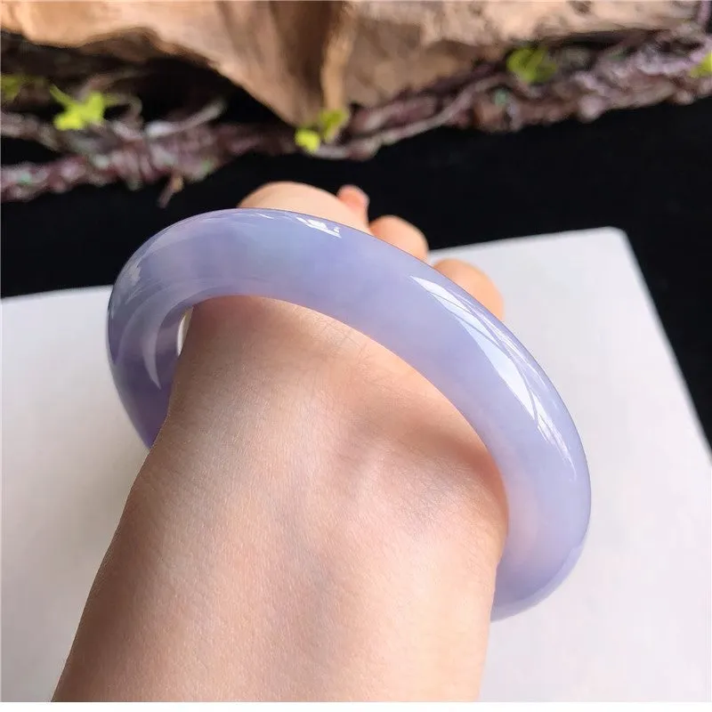 Natural Jade Bangle Jadeite Bangle Internal Diameter 58.1mm 2P81103-2