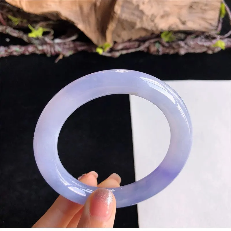 Natural Jade Bangle Jadeite Bangle Internal Diameter 58.1mm 2P81103-2