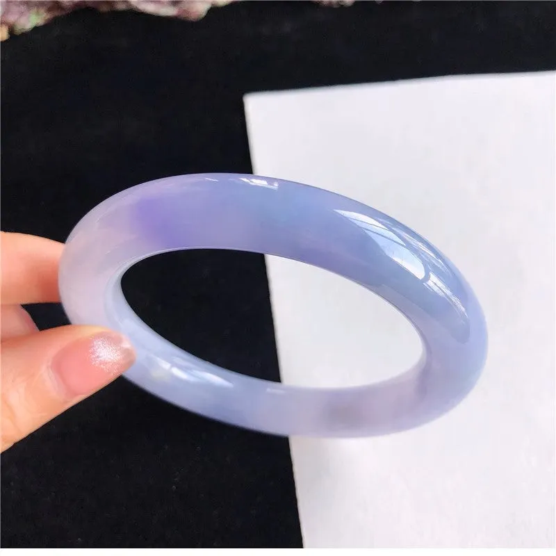 Natural Jade Bangle Jadeite Bangle Internal Diameter 58.1mm 2P81103-2