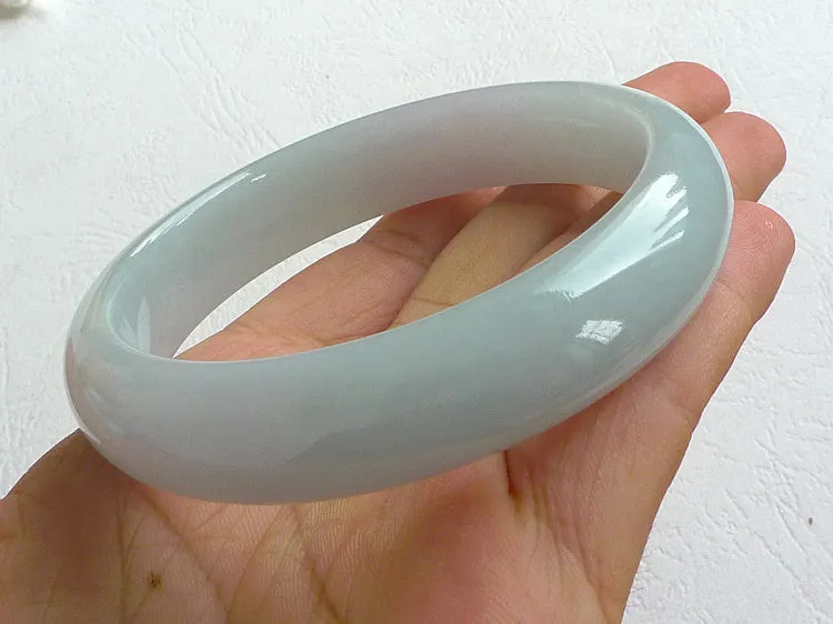 Natural Jade Bangle Jadeite Bangle Internal Diameter 59mm BER604