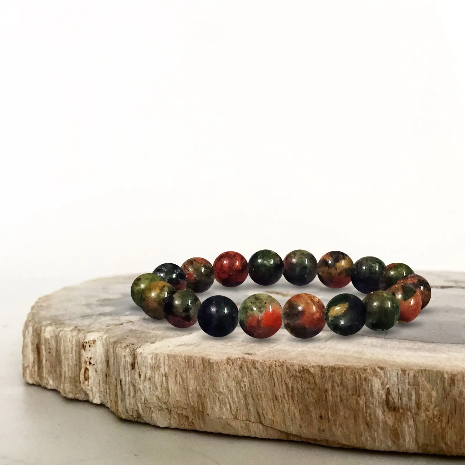 New Beads Bracelet 7 Natural Stone Lava Bracelet Diffuser Multi Color Gemstone