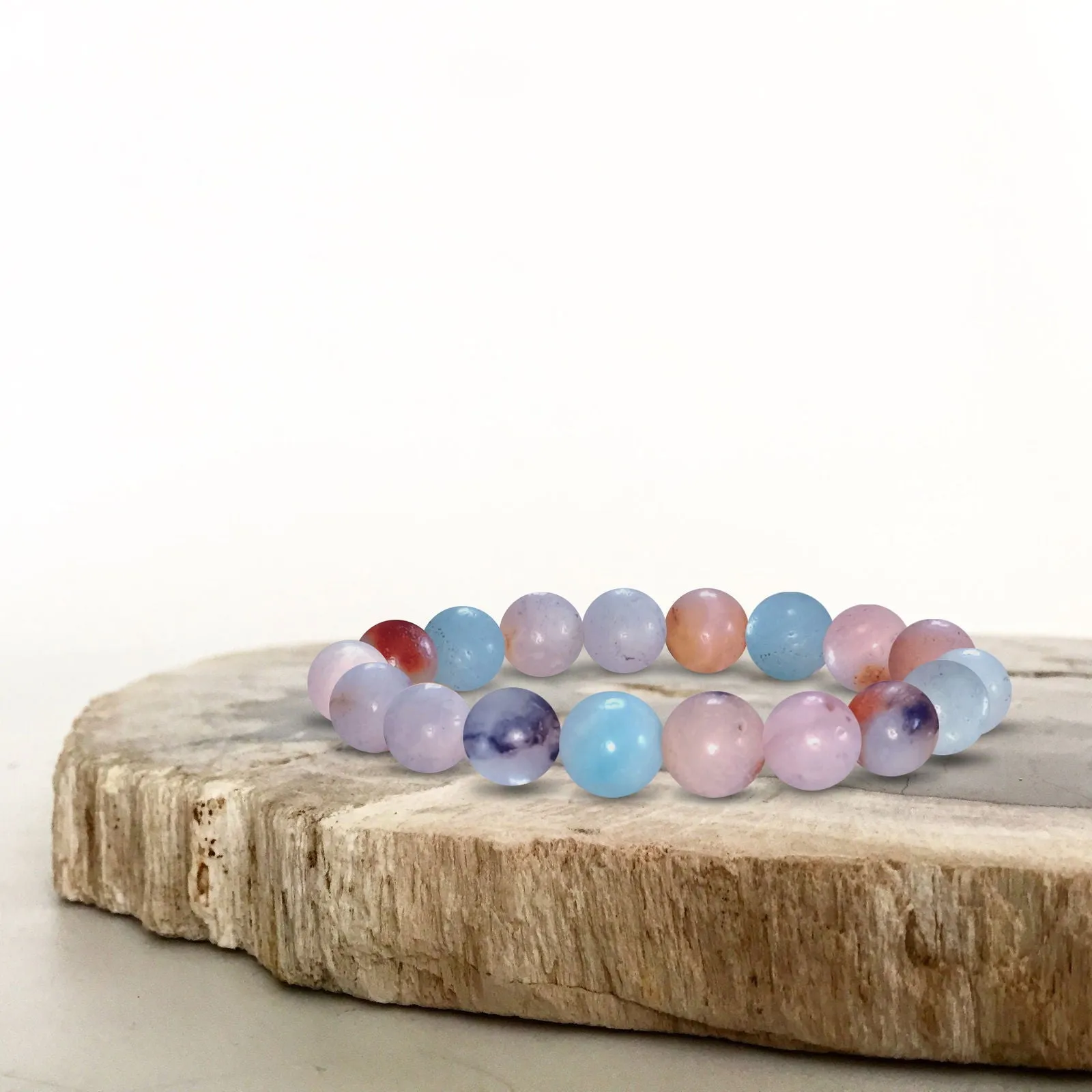 New Beads Bracelet 7 Natural Stone Lava Bracelet Diffuser Multi Color Gemstone