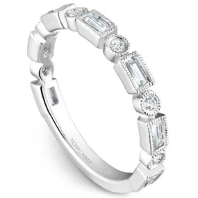 Noam Carver Baguette & Round Cut Diamond Band