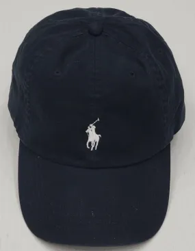 Nwt Polo Ralph Lauren Black White Small Pony Hat