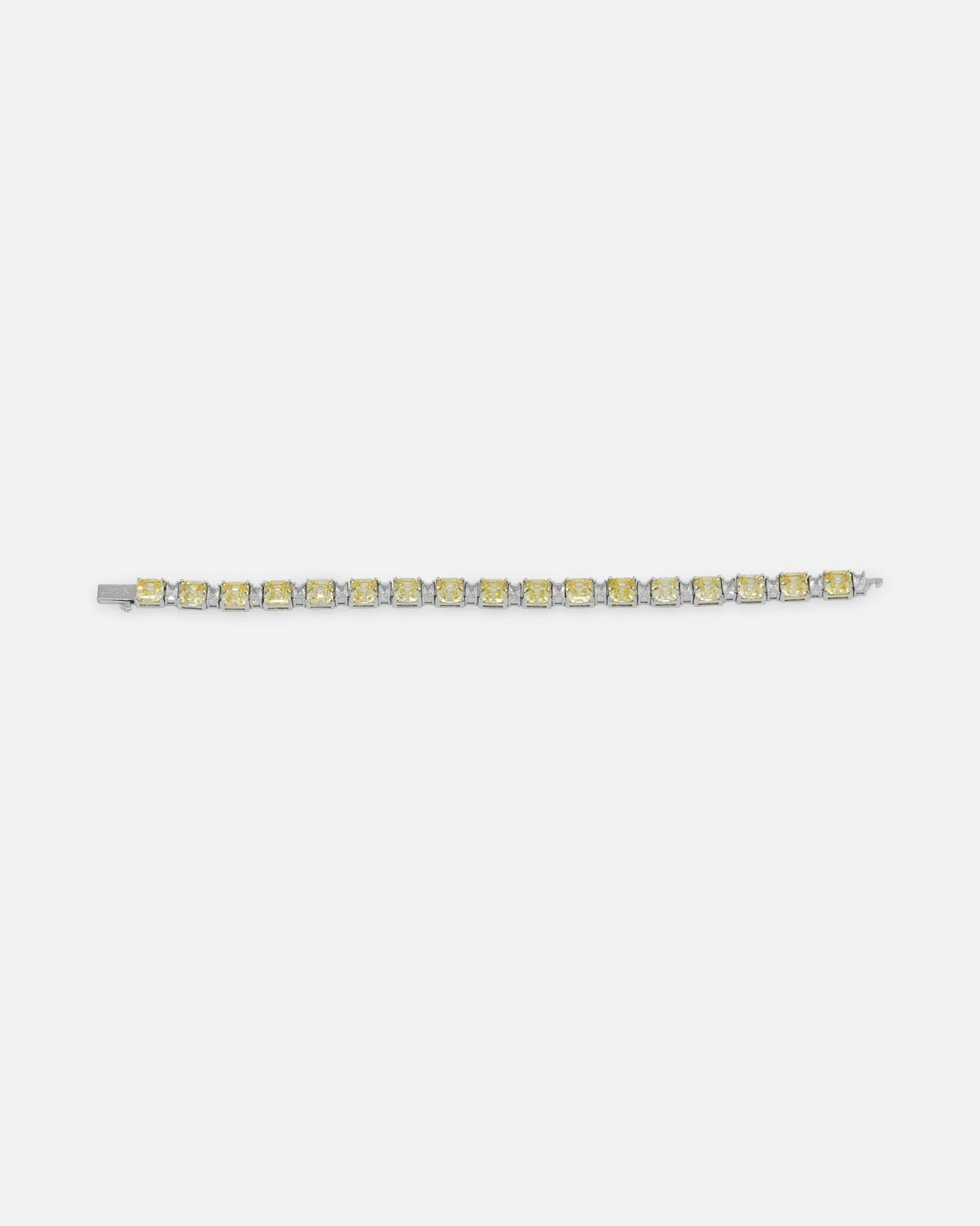 NXS Marcus Duo Stone Bracelet Citrine/Iced White Gold