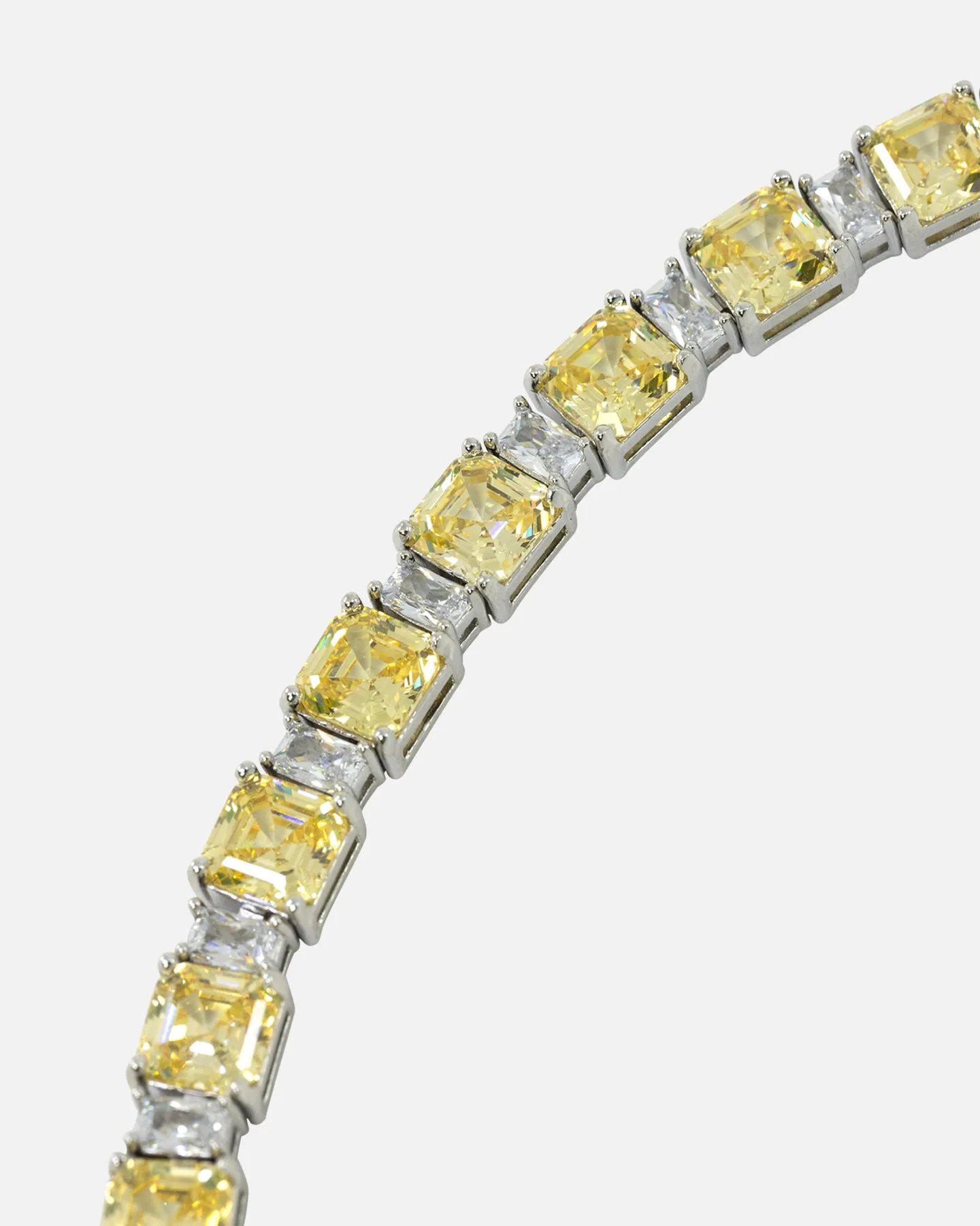 NXS Marcus Duo Stone Bracelet Citrine/Iced White Gold