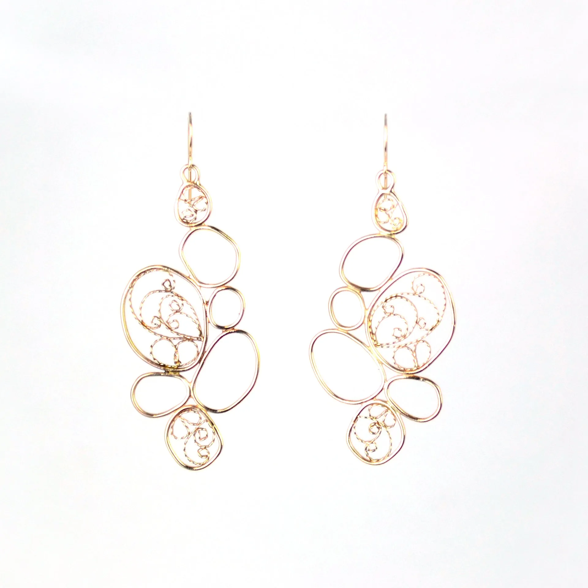 Organic Filigree Earrings