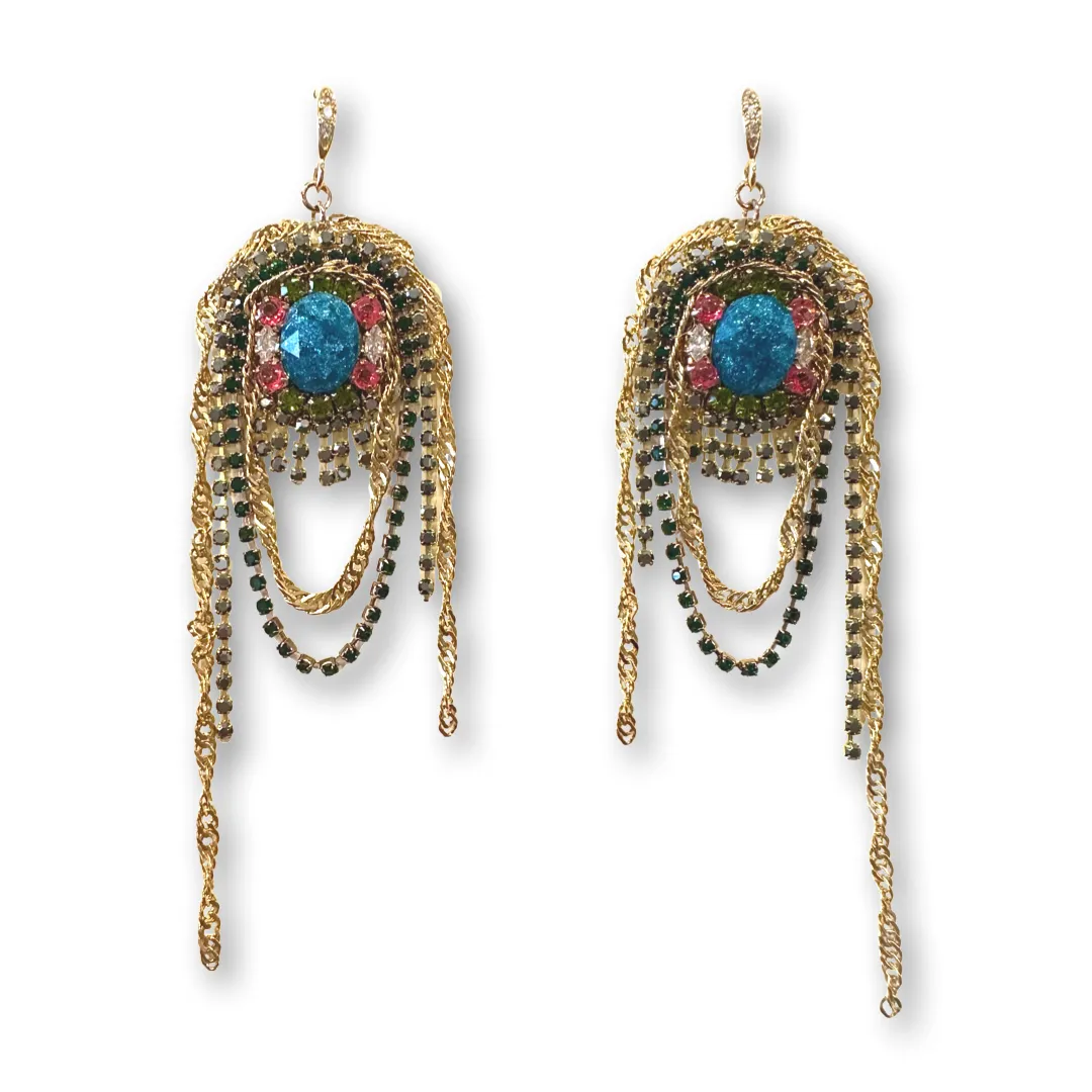 Paige Flow Chandelier Statement Earrings