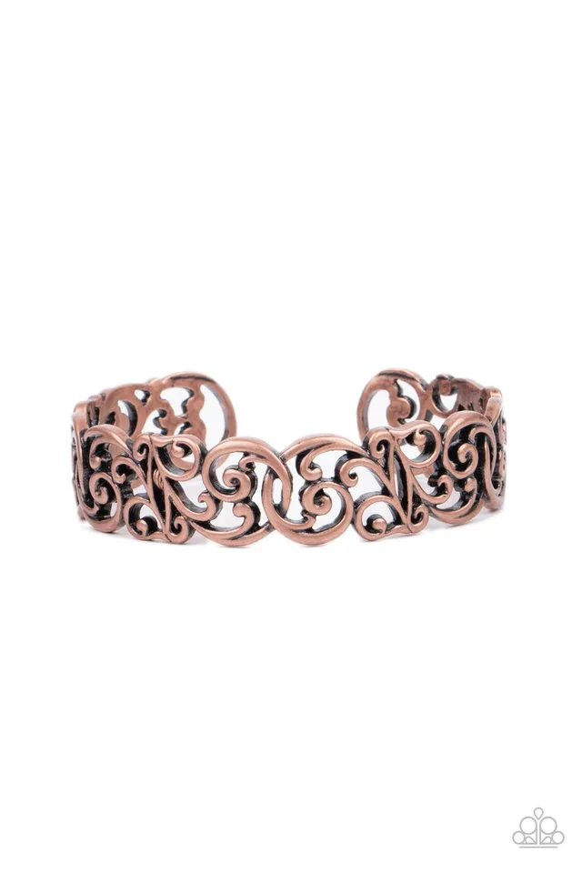 Paparazzi Bracelet ~ Wild Vineyards - Copper