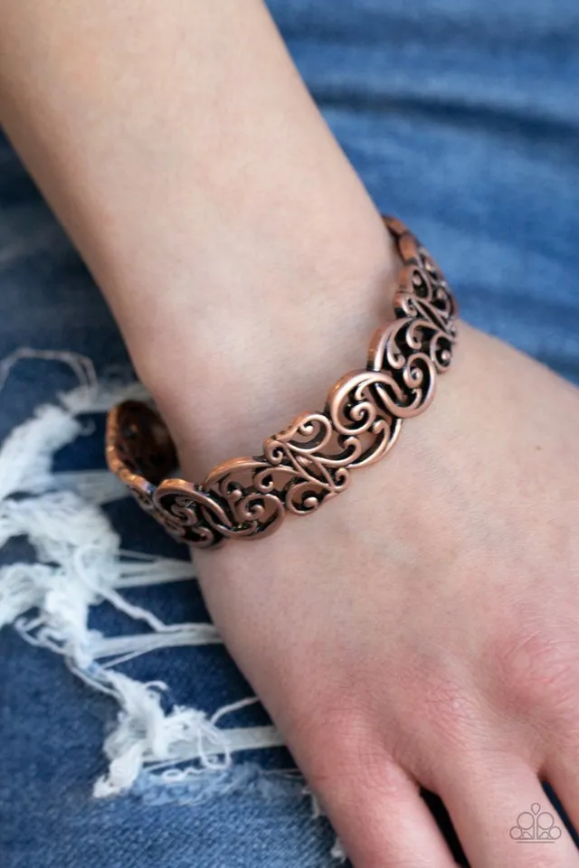 Paparazzi Bracelet ~ Wild Vineyards - Copper