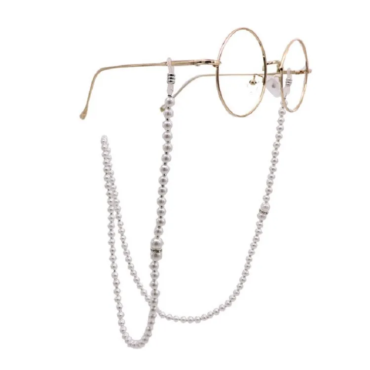 Pearl Glasses Chain Anti-slip Artificial Pearl Chain Glasses Rope