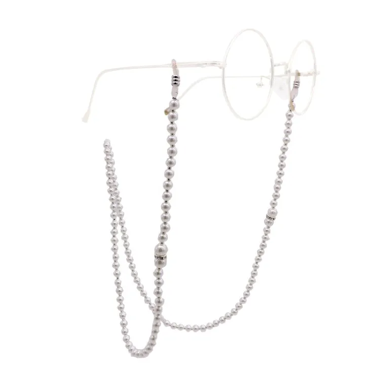 Pearl Glasses Chain Anti-slip Artificial Pearl Chain Glasses Rope