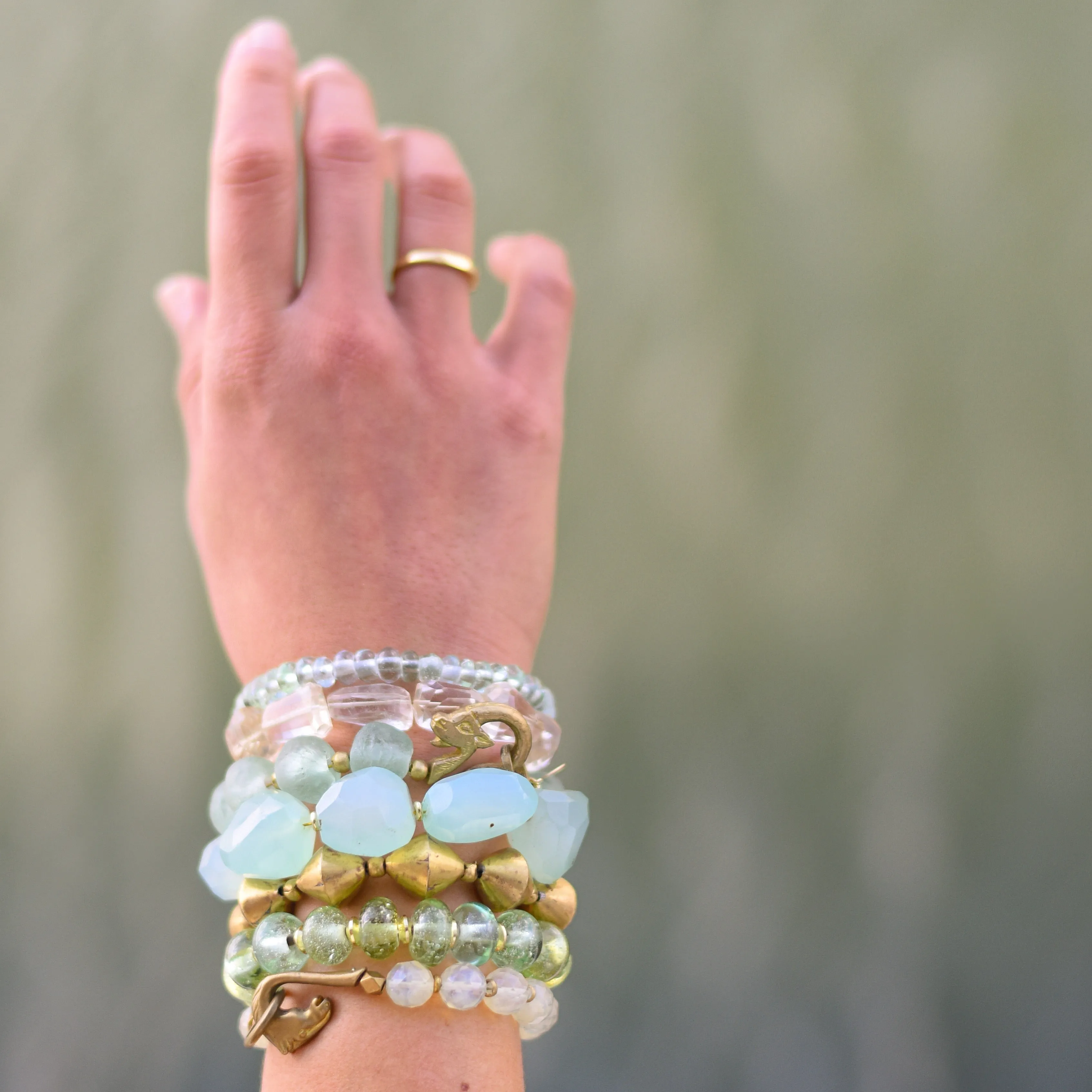 Pineapple Quartz Bracelet