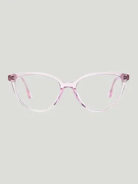 Pixel Eyewear Rose Crystal Luna Glasses