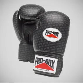 Pro-Box Base-Spar Senior PU Sparring Gloves Black