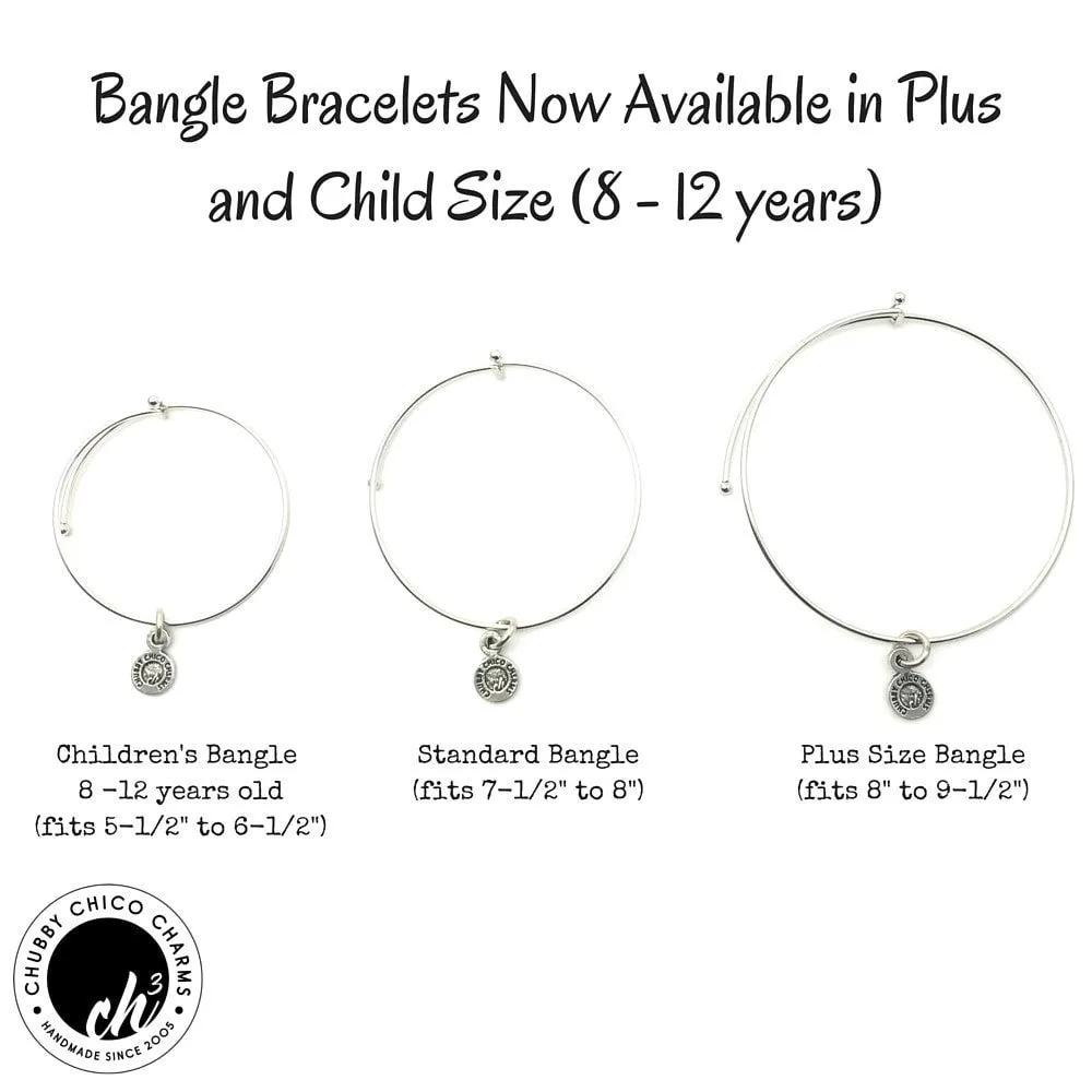 Proud Grandparent Of A US Sailor Expandable Bangle Bracelet Set