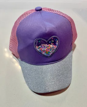 Purple Shaker Girl Baseball Hat