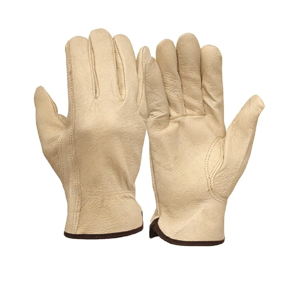 Pyramex Grain Pigskin Leather Driver Gloves GL4001K (12 Pair)