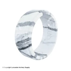 QALO Men's Marble Step Edge Silicone Ring