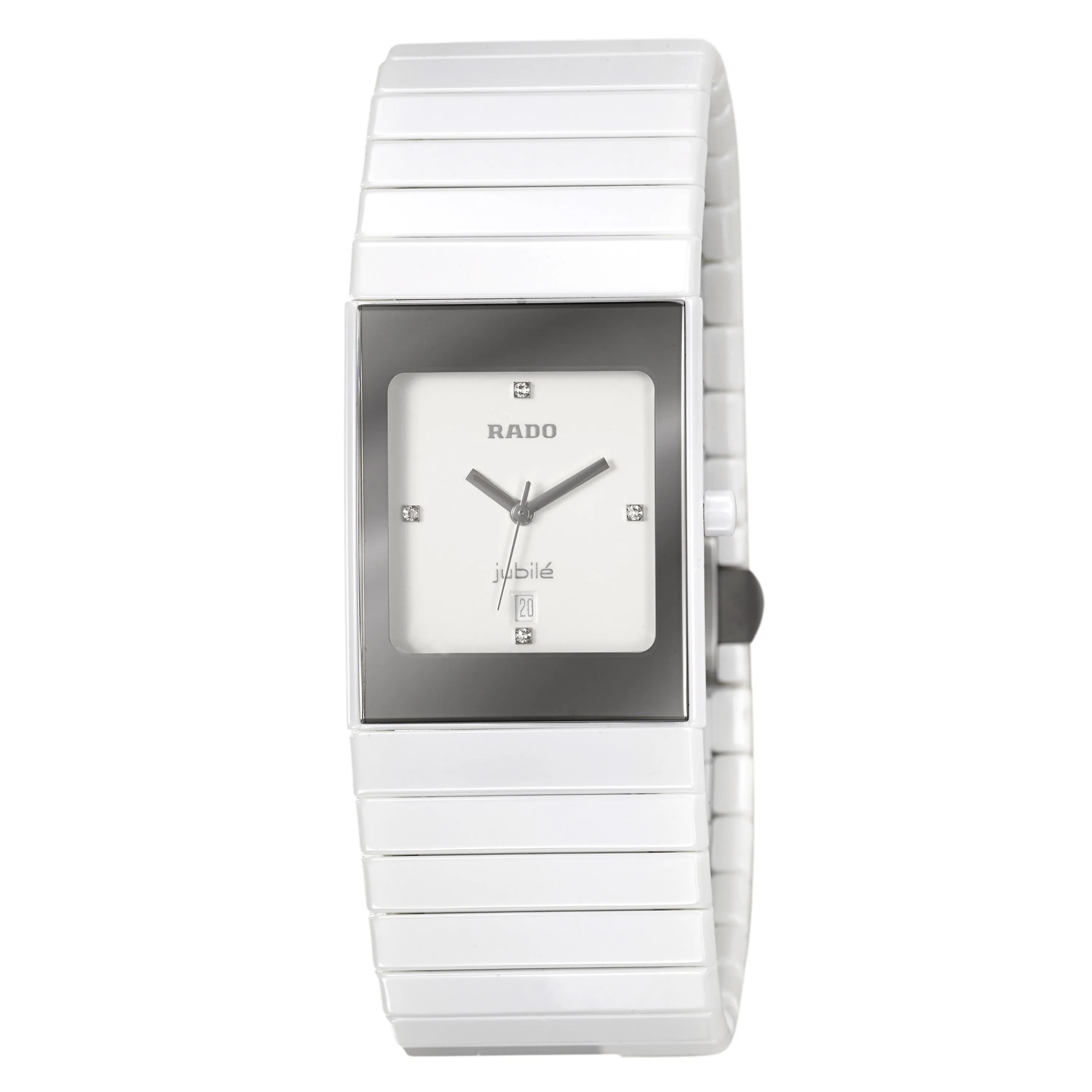 Rado Women's Ceramica 27mm White Dial Ceramic Watch