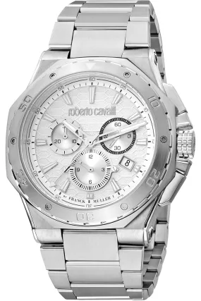 Roberto Cavalli by Franck Muller Men's RV1G153M0041 43mm Quartz Watch