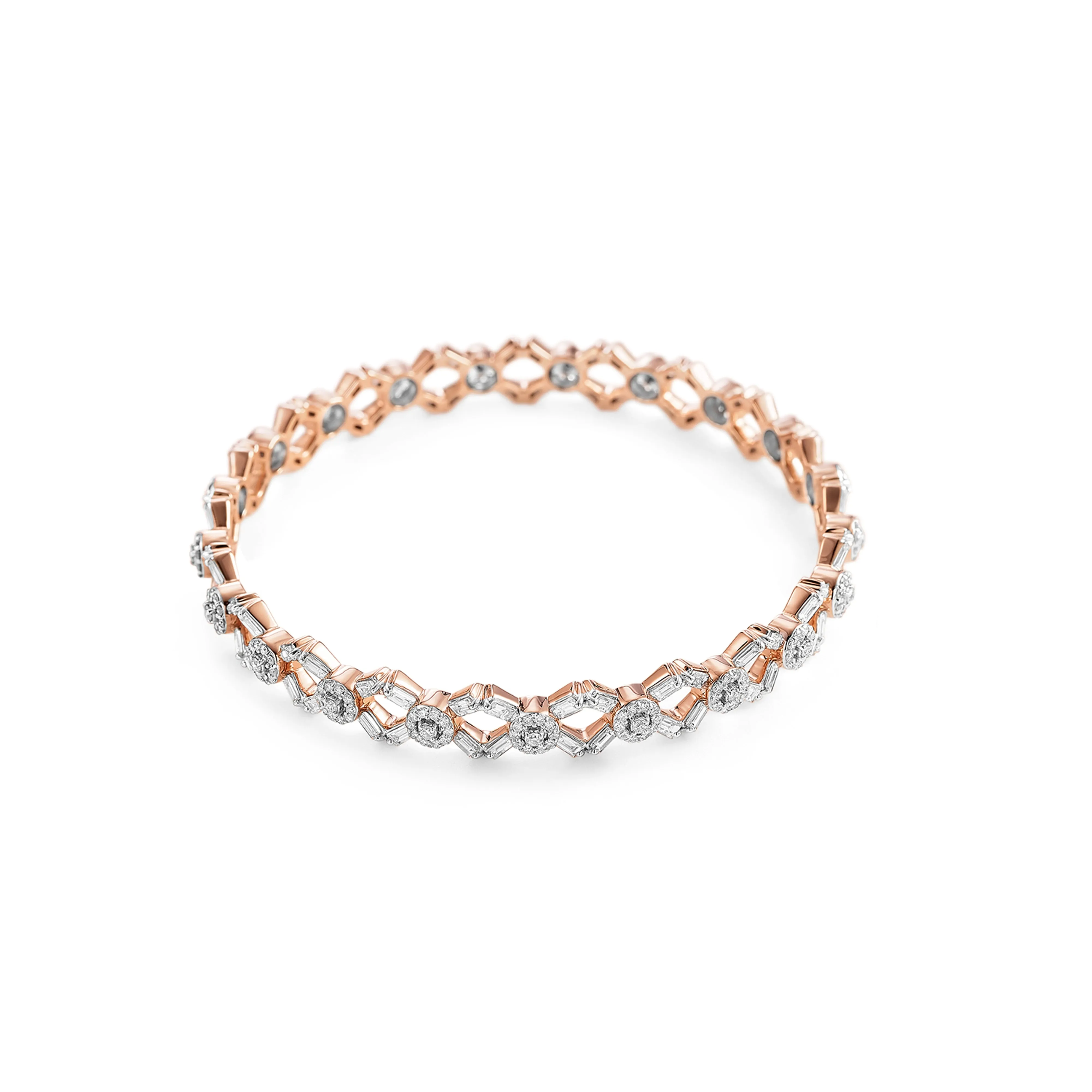 Scatter Waltz Alvina Diamond Bangle*